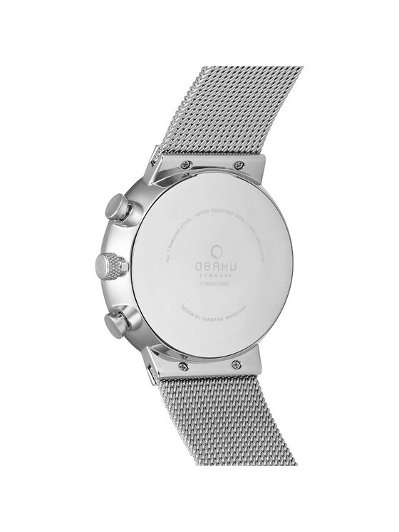 Obaku Obaku Zegarek V180GCCBMC Srebrny