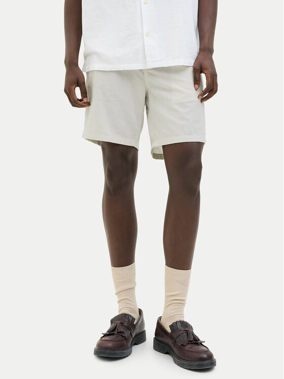 Jack & Jones Jack & Jones Шорти от плат Stace Summer 12248627 Бежов Regular Fit