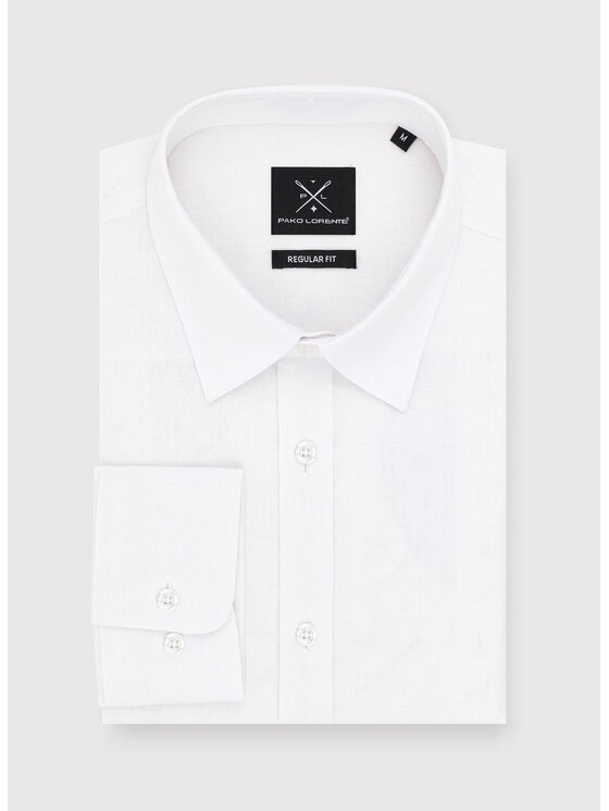 Pako Lorente Pako Lorente Koszula P24SF-1X-008 Biały Regular Fit