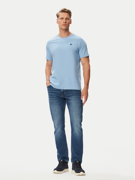 Beverly Hills Polo Club Beverly Hills Polo Club T-särk P-SS26M-TS41740 Sinine Regular Fit