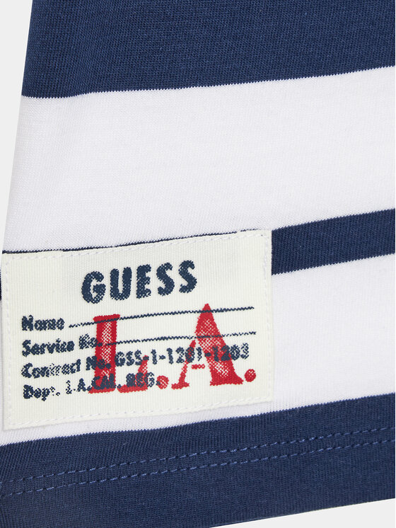 Guess Guess T-Shirt L4GI23 K9N34 Tmavomodrá Regular Fit