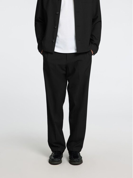 Selected Selected Pantaloni palazzo 16096226_black Nero Regular Fit