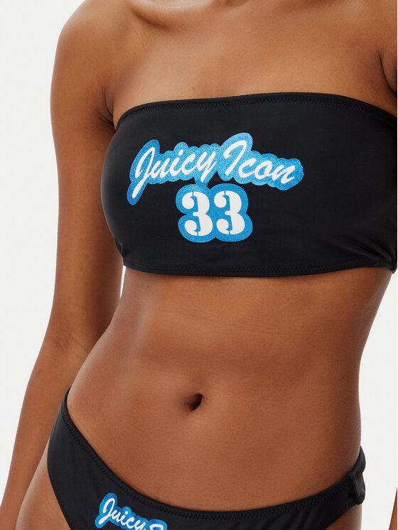 Juicy Couture Juicy Couture Bikini Icon Bandeau JCITS125204 Czarny