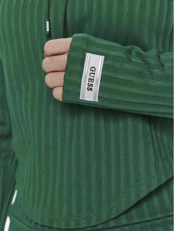 Guess Guess Felpa Anneka V4RQ03 KC2U2 Verde Regular Fit