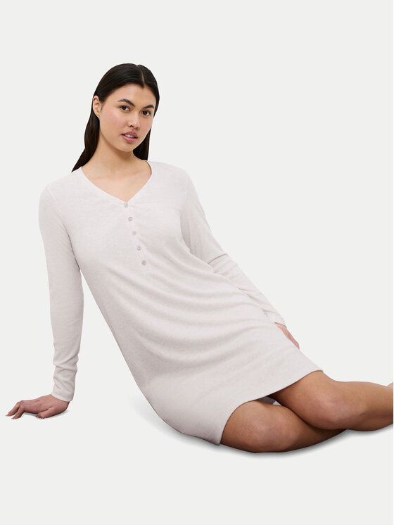 Triumph Triumph Camicia da notte Mix&Match 10225032 Écru Regular Fit