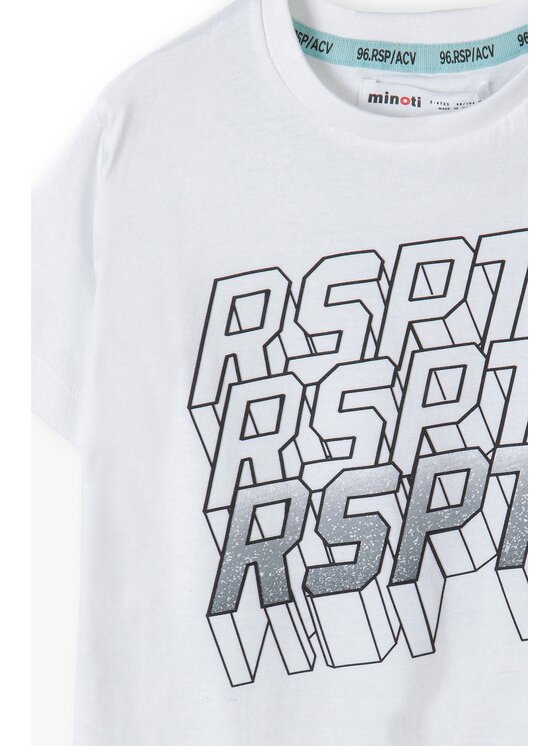 minoti minoti T-Shirt aqua 5 Biały Regular Fit