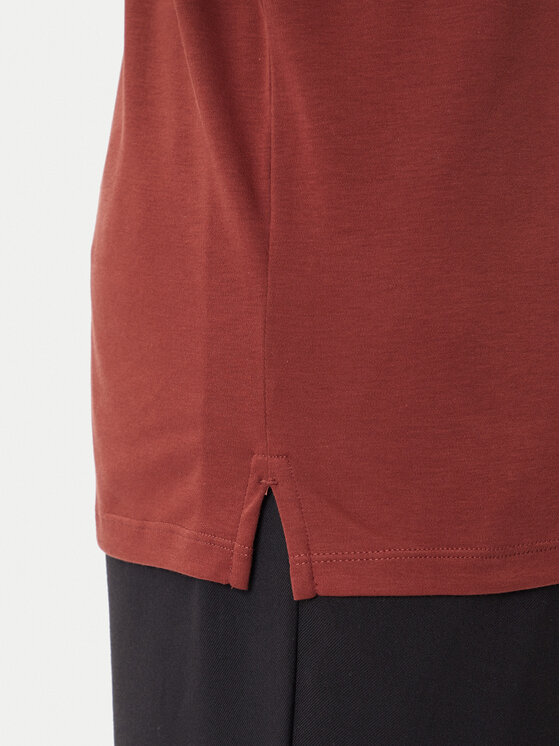 Calvin Klein Calvin Klein Polo marškinėliai Supima LV04LB276G Ruda Regular Fit