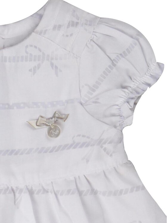 Kanz Kanz Sukienka codzienna 1522908-1000 Biały Basic Fit