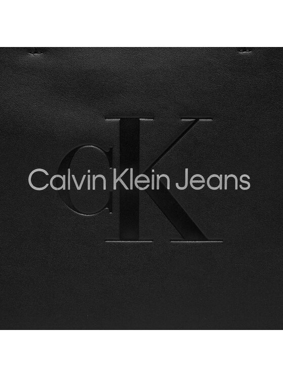 Calvin Klein Jeans Calvin Klein Jeans Rankinė Sculpted Mini Slim Tote26 Mono K60K611547 Juoda