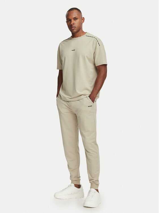 HUGO HUGO Spodnie dresowe Noah 50566158 Beżowy Regular Fit