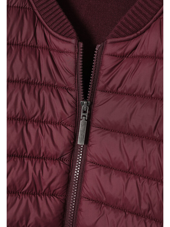 TATUUM TATUUM Sweter CADO Bordowy Fitted Fit