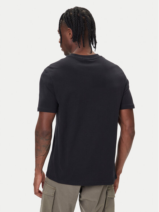 Napapijri Napapijri Tričko S-Drapeau Ss NP0A891K Čierna Regular Fit