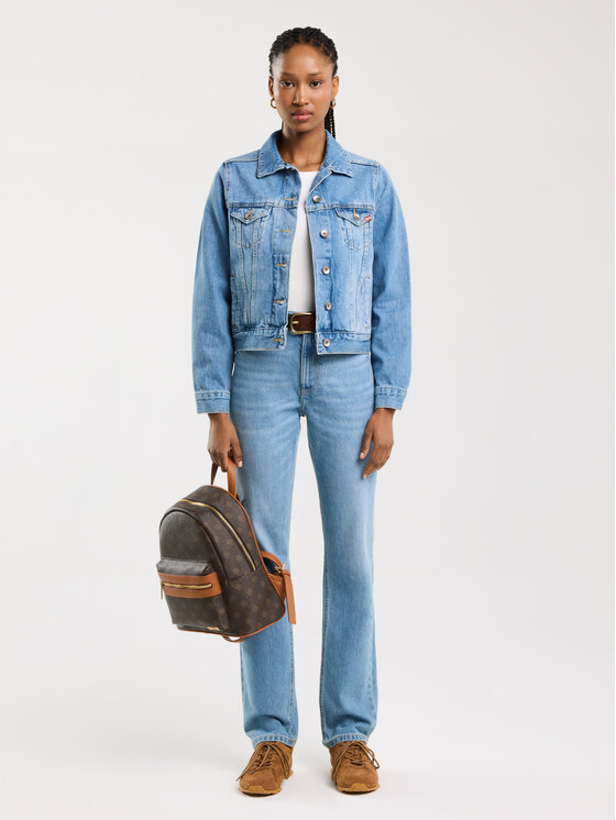 BIG STAR BIG STAR Kurtka jeansowa JOSEPHINE Niebieski Basic Fit