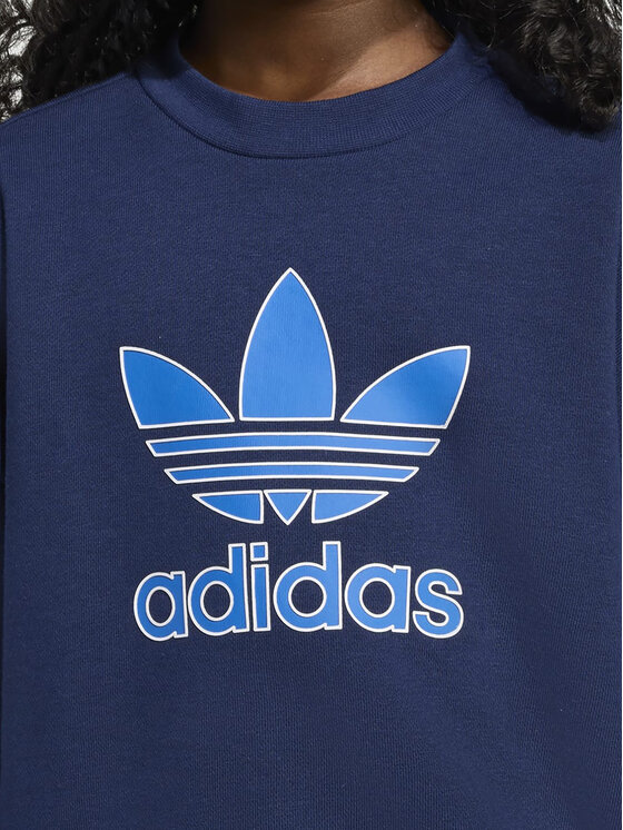adidas adidas Trenerka JY1153 Tamnoplava Loose Fit