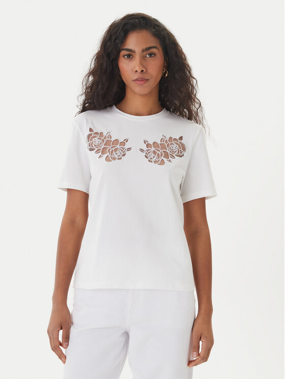 Fracomina Fracomina T-Shirt FS26ST3001J401E5 Λευκό Regular Fit