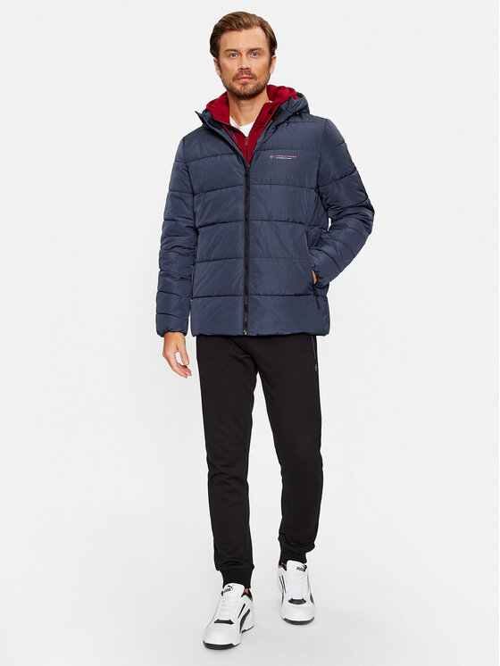 Volcano Volcano Žieminė striukė J-Lyss M06186-W24 Tamsiai mėlyna Regular Fit