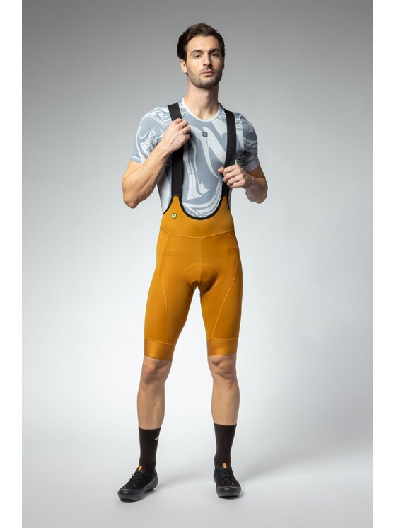 Alé Cycling Alé Cycling Szorty rowerowe PR-E Magic Colour Żółty Fitted Fit