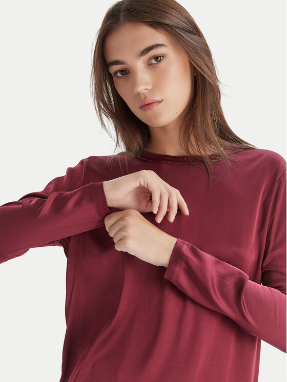 ViCOLO ViCOLO Blúzka TF0244 Bordová Regular Fit