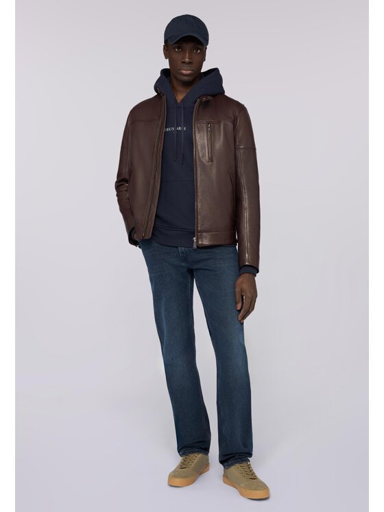 Trussardi Trussardi Felpa G8108000056N034 Celeste Regular Fit