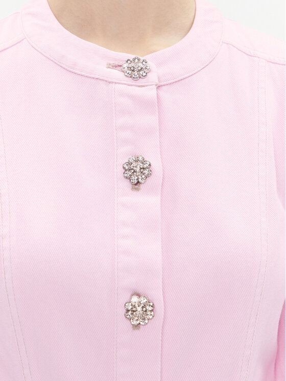 Custommade Custommade Jeanskleid Junie 999497470 Rosa Regular Fit