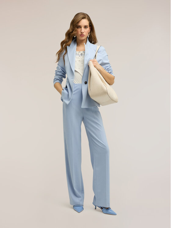 Motivi Motivi Giacca di transizione Q057Q001074N004 Turchese Regular Fit