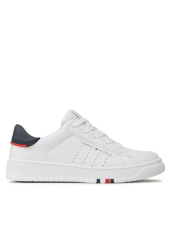 Tommy Hilfiger Tommy Hilfiger Sneakersy Low Cut Lace-Up T3B4-32222-1355 S Biały