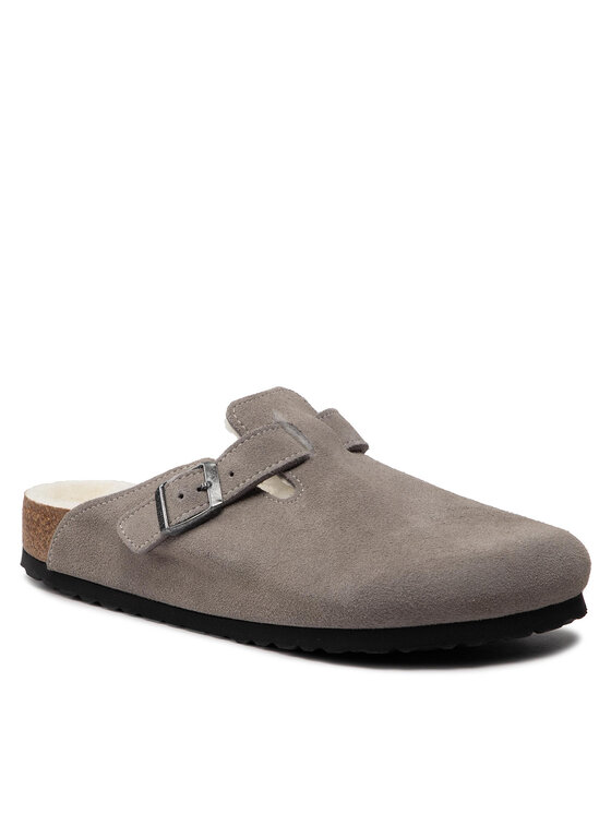 Birkenstock Пантофи Boston 1017650 Сив