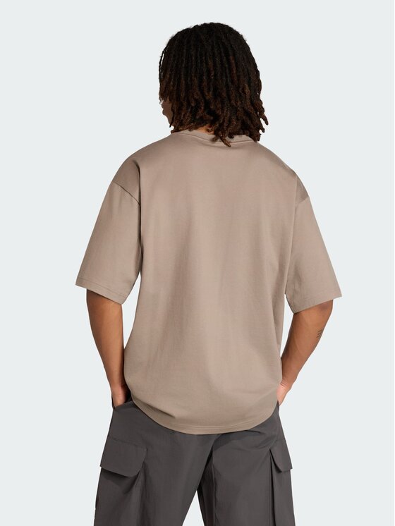 adidas adidas T-Shirt 164394 Brązowy Loose Fit