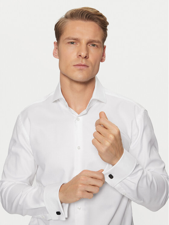 HUGO Hugo Butoni manșete E-Classic-Cuf 50494892 Negru