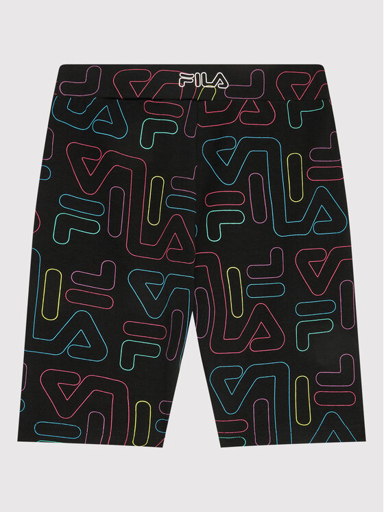 Fila Спортни шорти Samira 683414 Черен Slim Fit