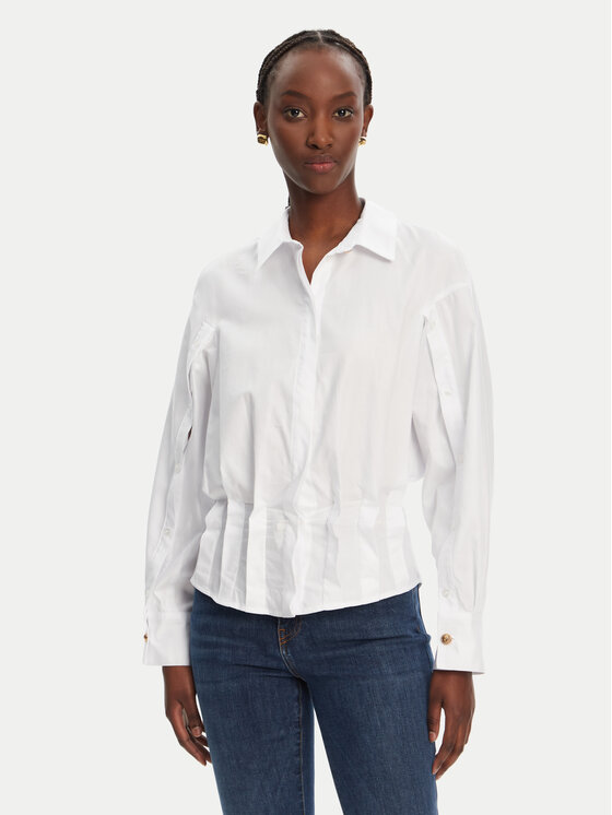Elisabetta Franchi Elisabetta Franchi Košile CA09852E2 100 Bílá Regular Fit