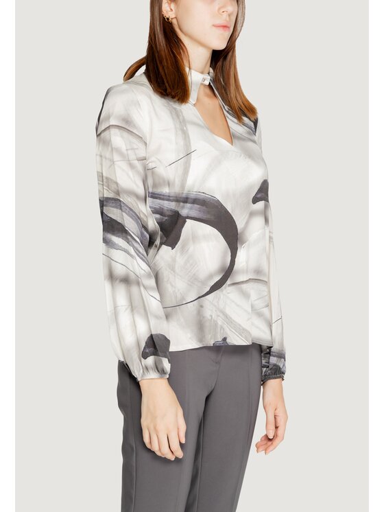 Rinascimento Rinascimento Blusa CFC0120074003 Grigio Shirt Fit