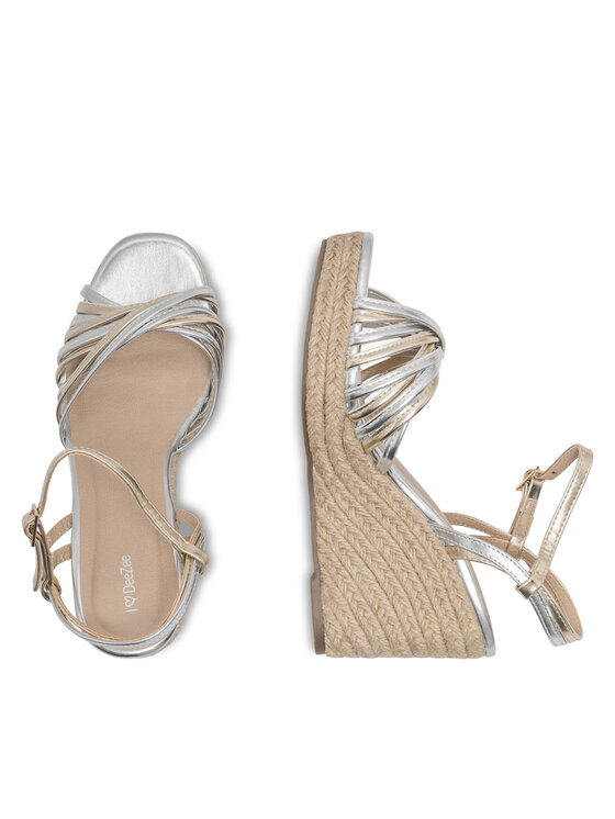 DeeZee DeeZee Espadrillas WYL2610-01 Argento