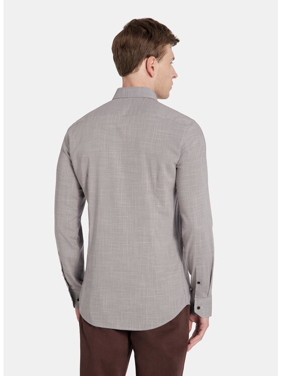 Pako Lorente Pako Lorente Koszula P25WF-1X-020 Brązowy Slim Fit