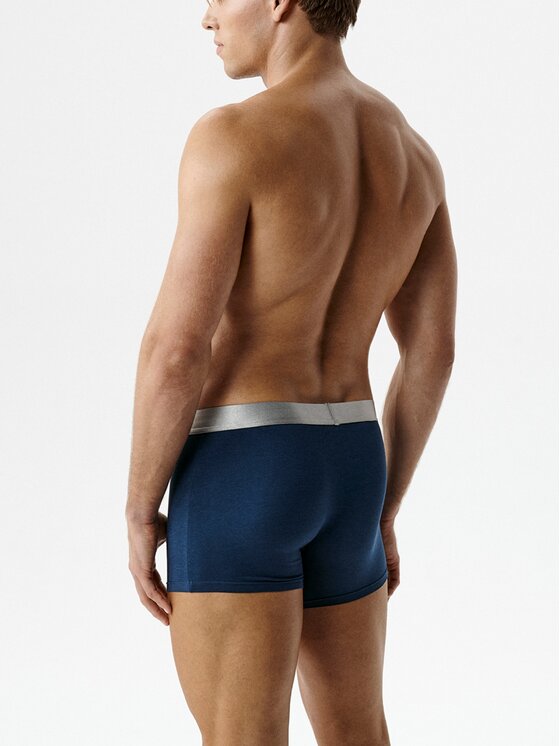 Atlantic Atlantic Bokserki pima cotton Granatowy