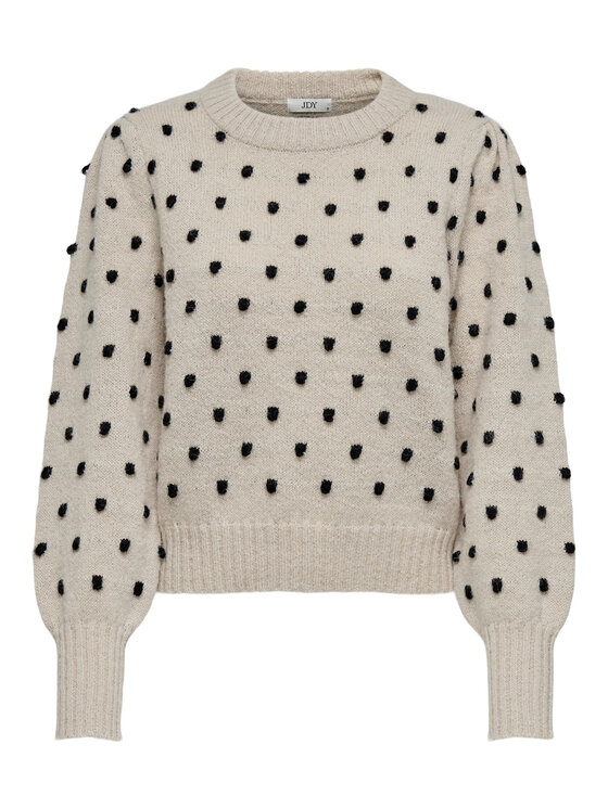 JDY JDY Pullover 15304813 Écru Regular Fit