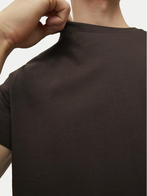 Jack&Jones Jack&Jones Majica Jjenoa 12113648 Rjava Long Line Fit