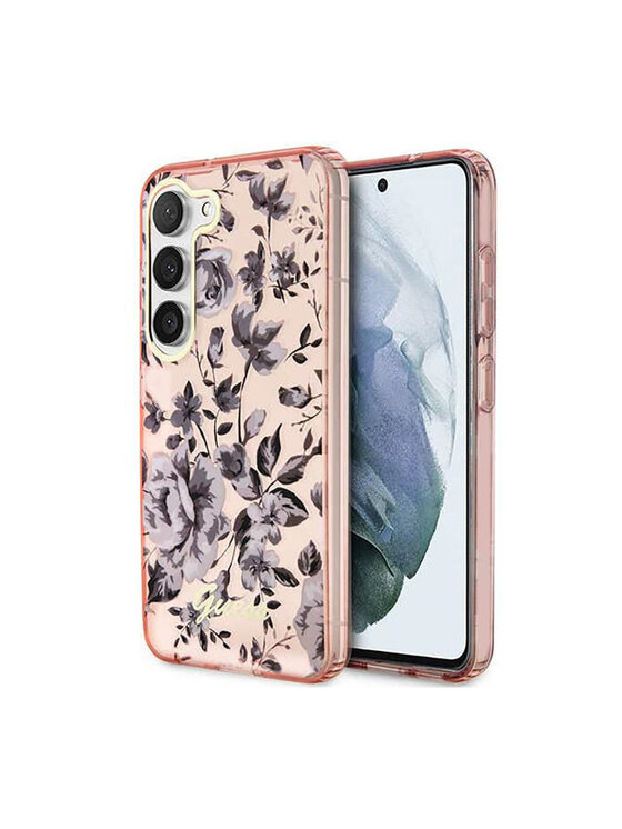 Guess Guess Etui na telefon Flower Collection Różowy