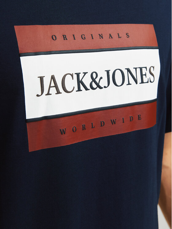Jack&Jones Jack&Jones T-shirt Fredeiksberg 12262492 Tamnoplava Regular Fit