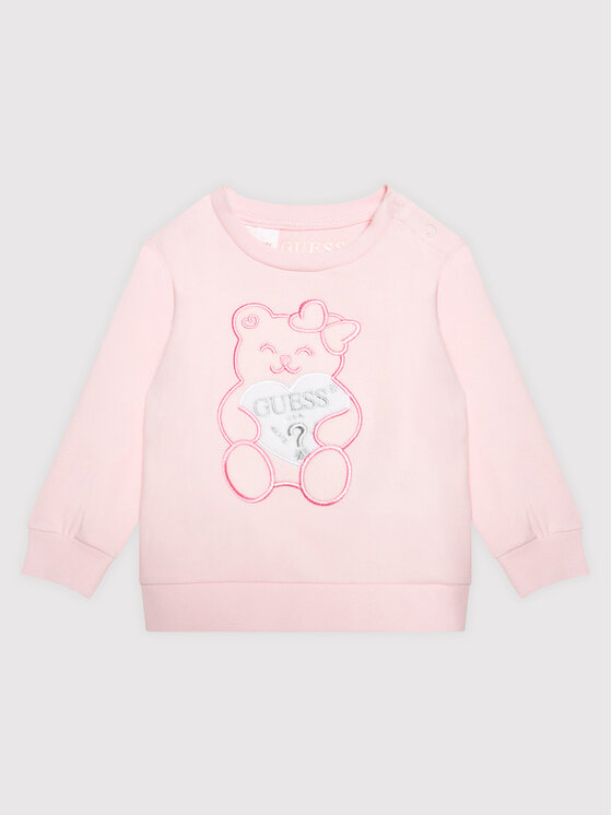 Guess Guess Світшот K1YQ03 KAE20 Рожевий Regular Fit