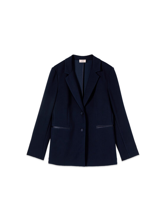 Oltre Oltre Marynarka R802J000356N034 Niebieski Slim Fit