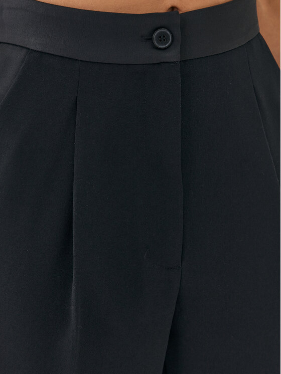 Marella Marella Spodnie materiałowe Natif 2331360733 Czarny Relaxed Fit