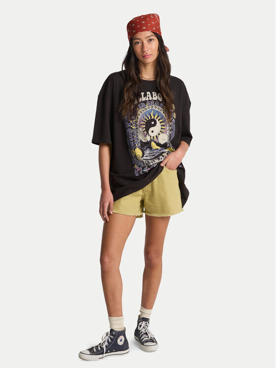 Billabong Billabong Majica Surf Trip EBJZT00593 Črna Loose Fit