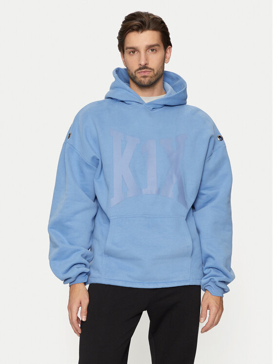 K1X K1X Pulóver Hoodie 60210137 Kék Regular Fit