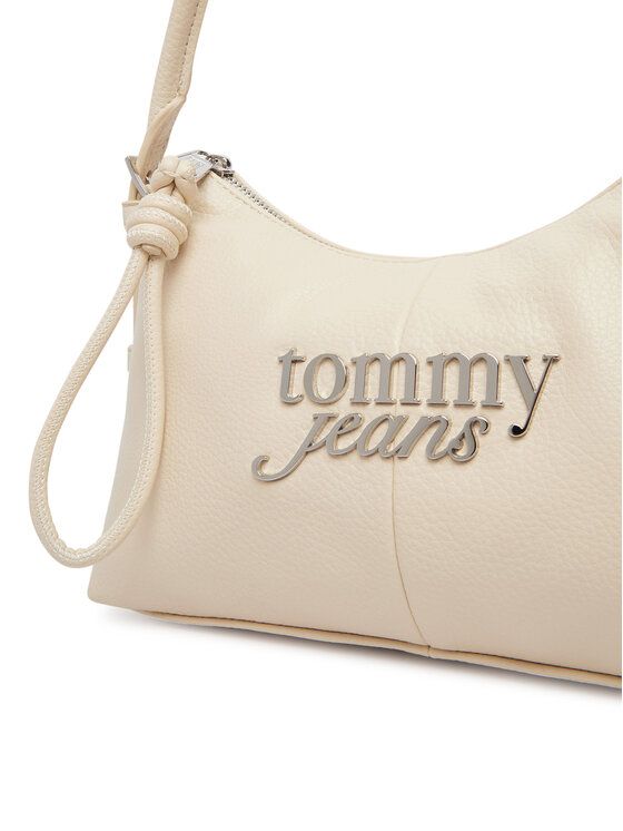Tommy Jeans Tommy Jeans Borsetta Metal Logo Shoulder Bag AW0AW18468 Bianco