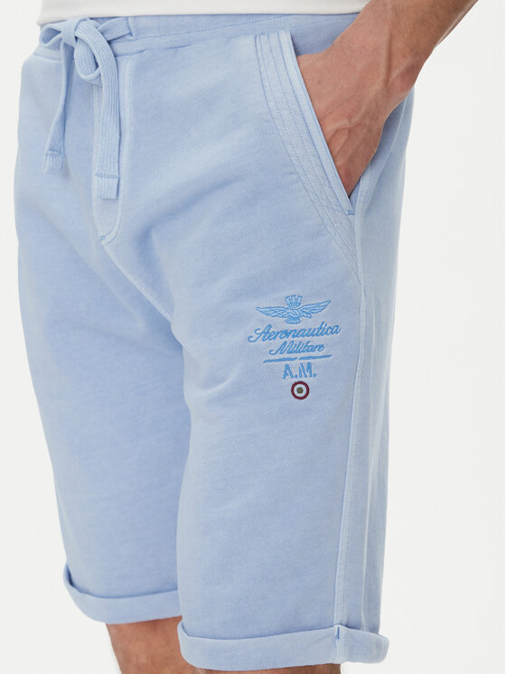 Aeronautica Militare Aeronautica Militare Αθλητικό σορτς 251BF016F583 Γαλάζιο Regular Fit