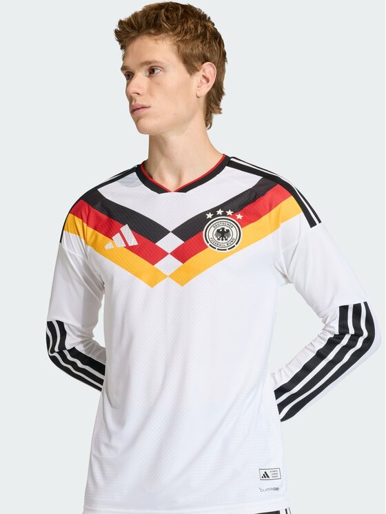 adidas adidas Koszulka techniczna Niemcy Biały Slim Fit