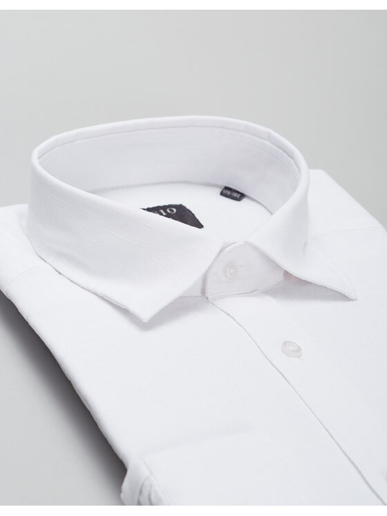 Borgio Borgio Koszula lentini Biały Classic Fit