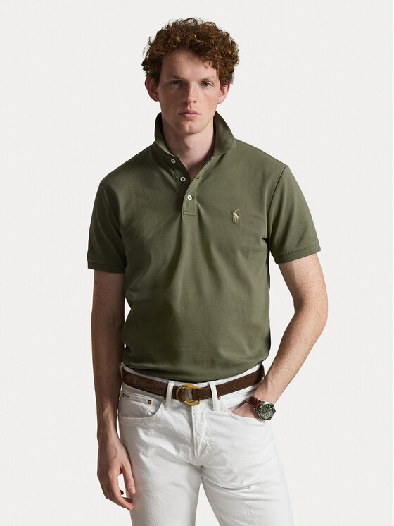 Polo Ralph Lauren Tricou polo 710941439509 Verde Slim Fit