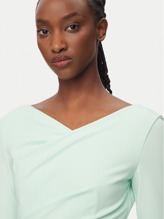 Rinascimento Rinascimento Coctailkleid CFC0127699003 Grün Slim Fit